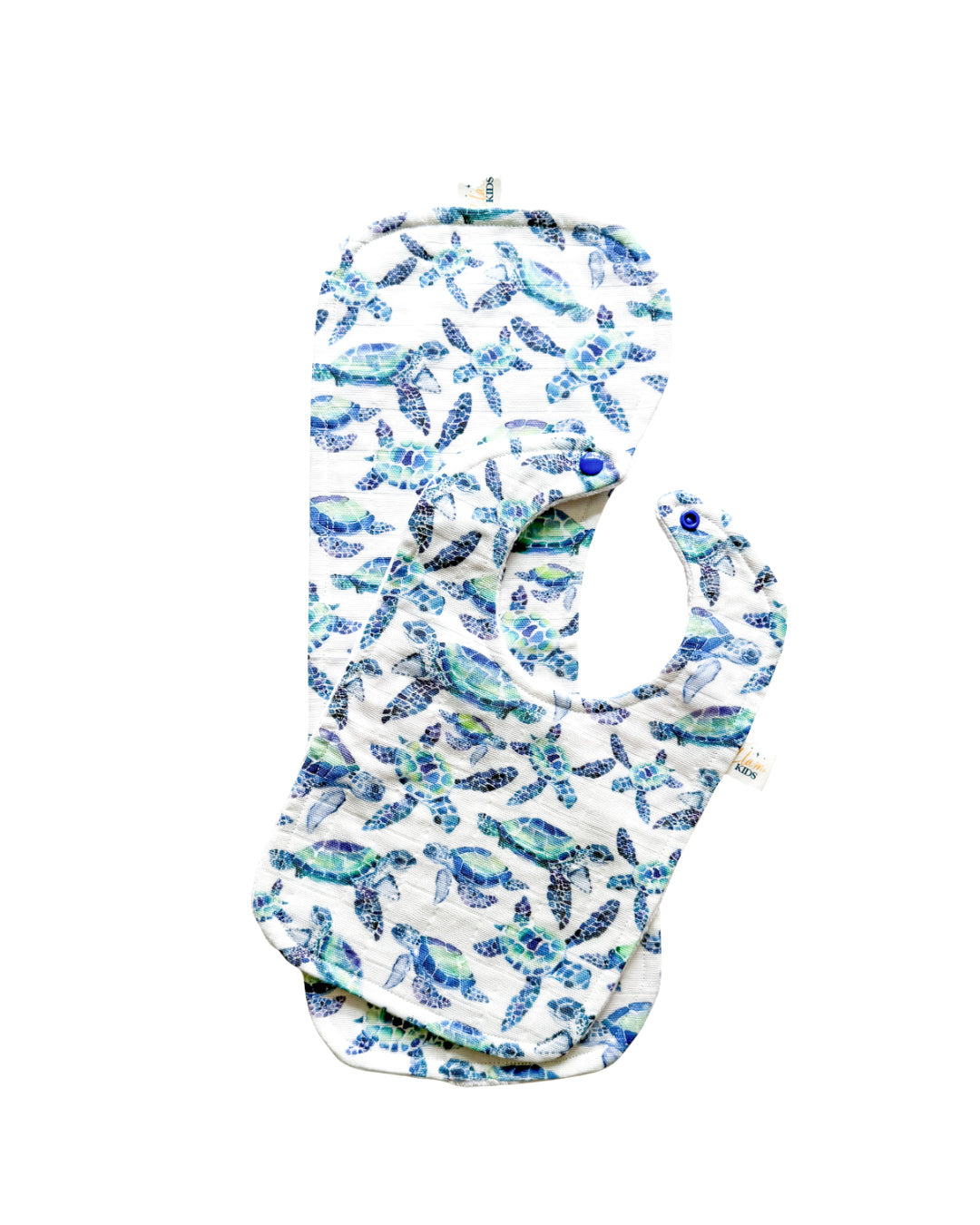 Turtle Time Burp Cloth