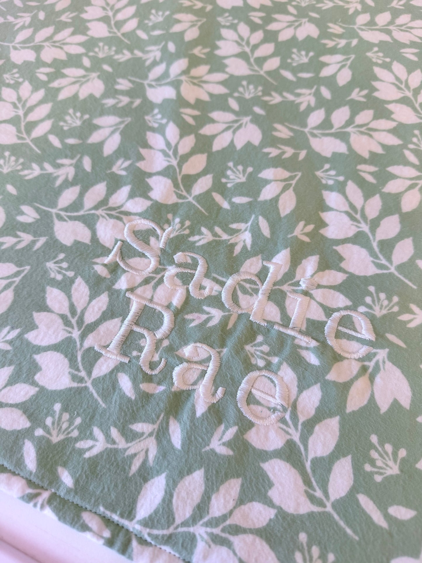 Baby Greenery Blanket