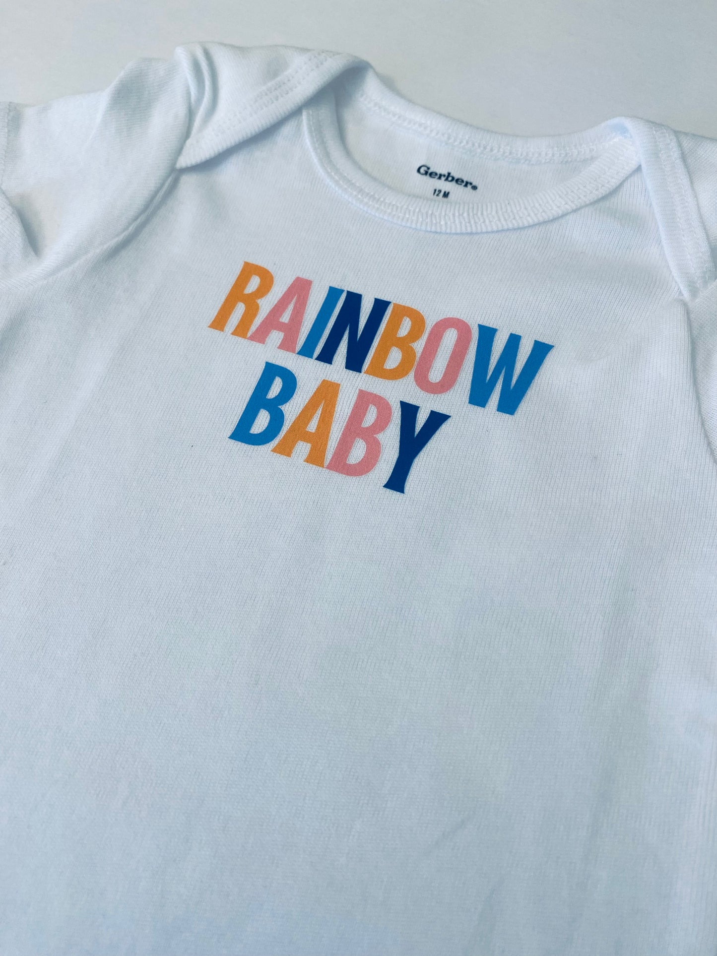 Rainbow Baby Onesies