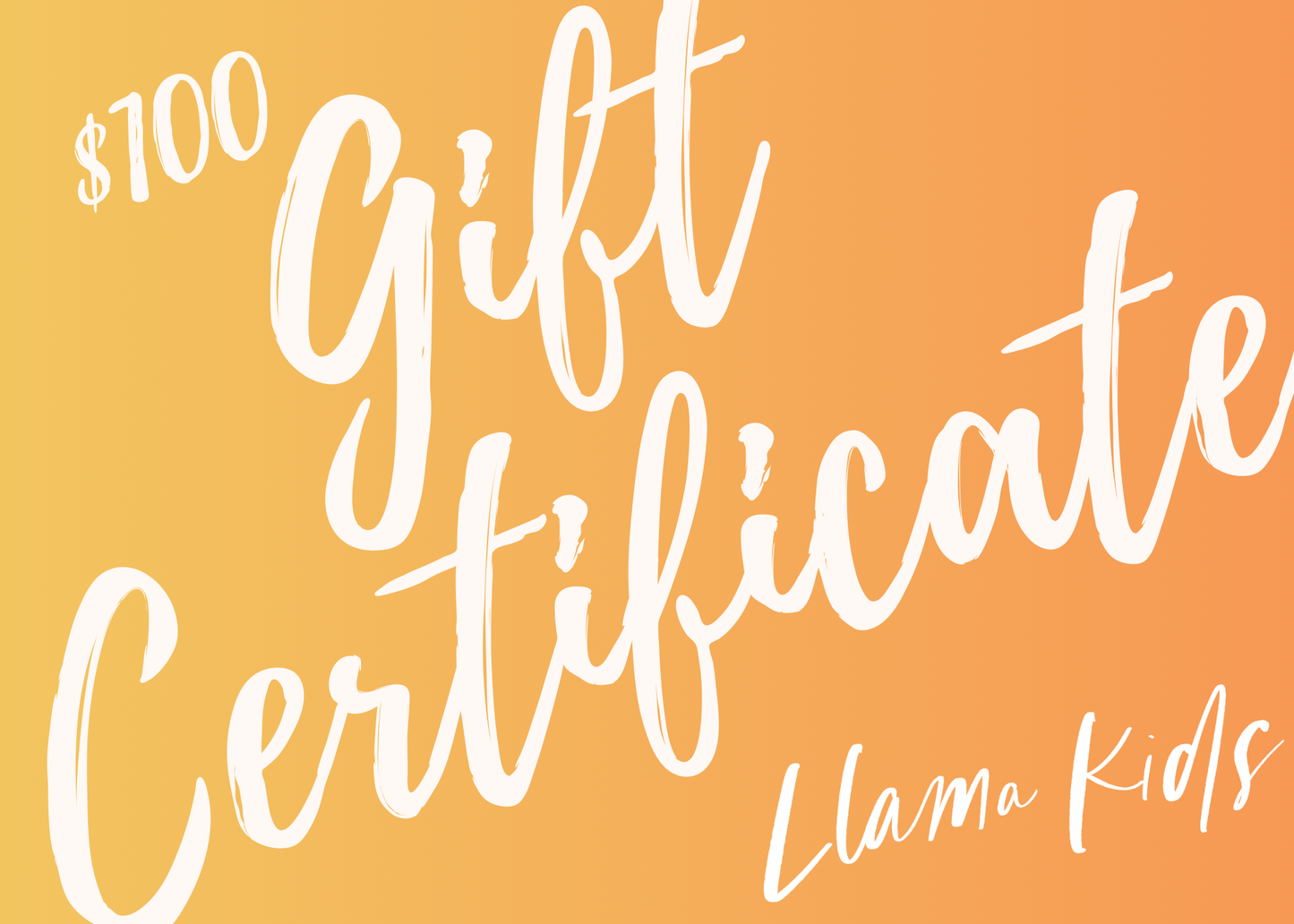 E-Gift Certificate