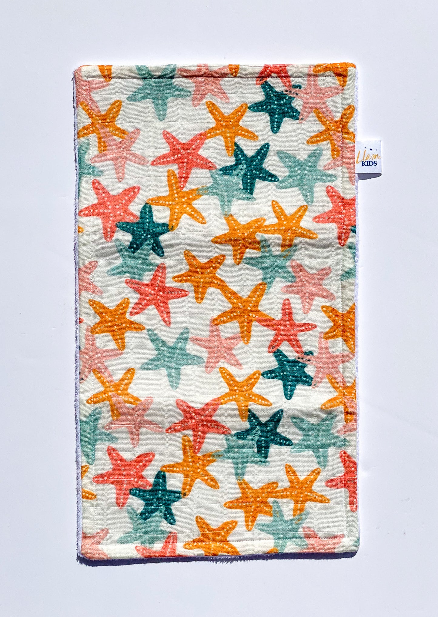 Starfish Burp Cloth