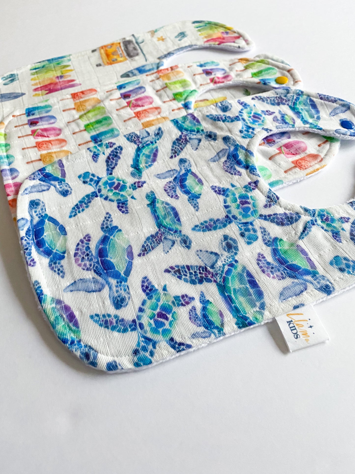 Turtle Time Bib