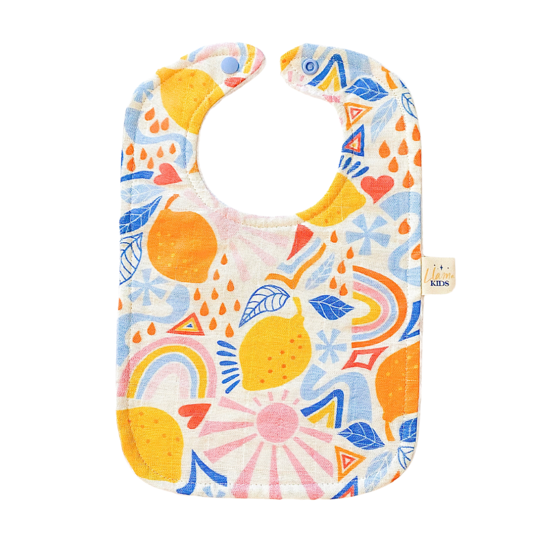 Sunshine & Lemon Time Bib