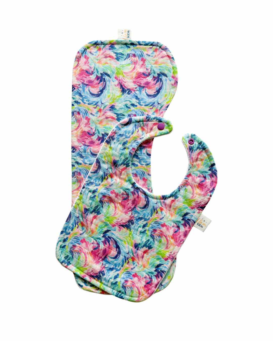 Kaleidoscope of Colors Burp Cloth