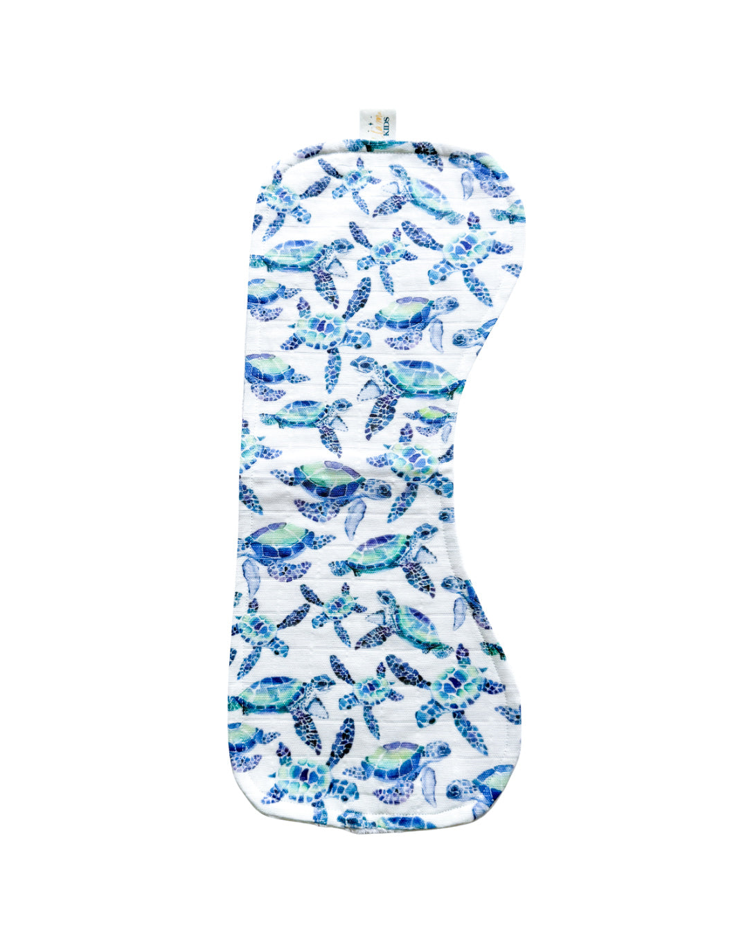 Turtle Time Burp Cloth