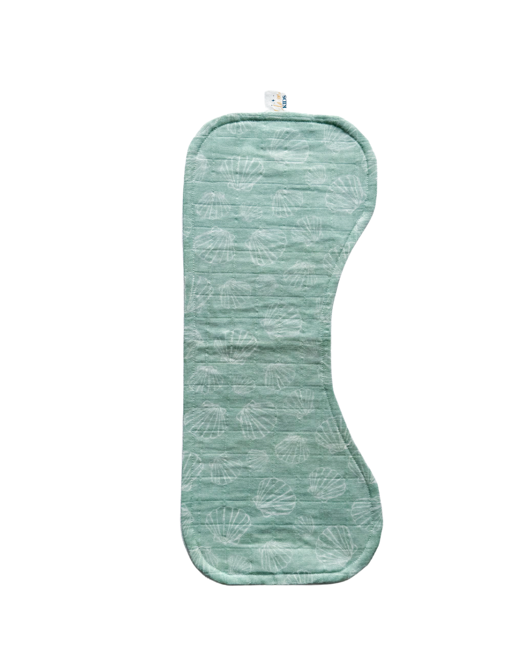Scallop Shell Burp Cloth