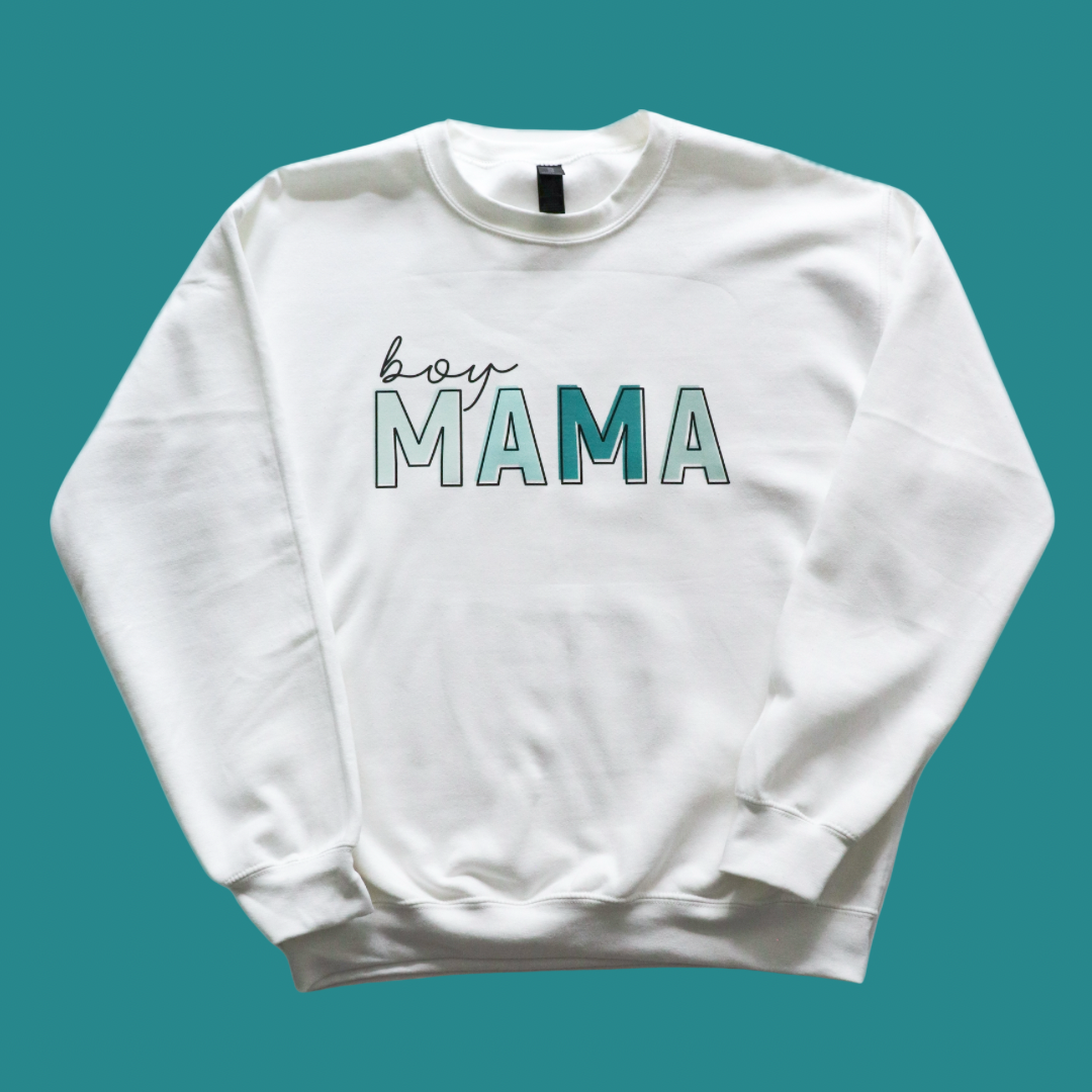 Boy Mama Crew Sweatshirt