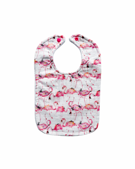 Flamingo Flamenco Bib