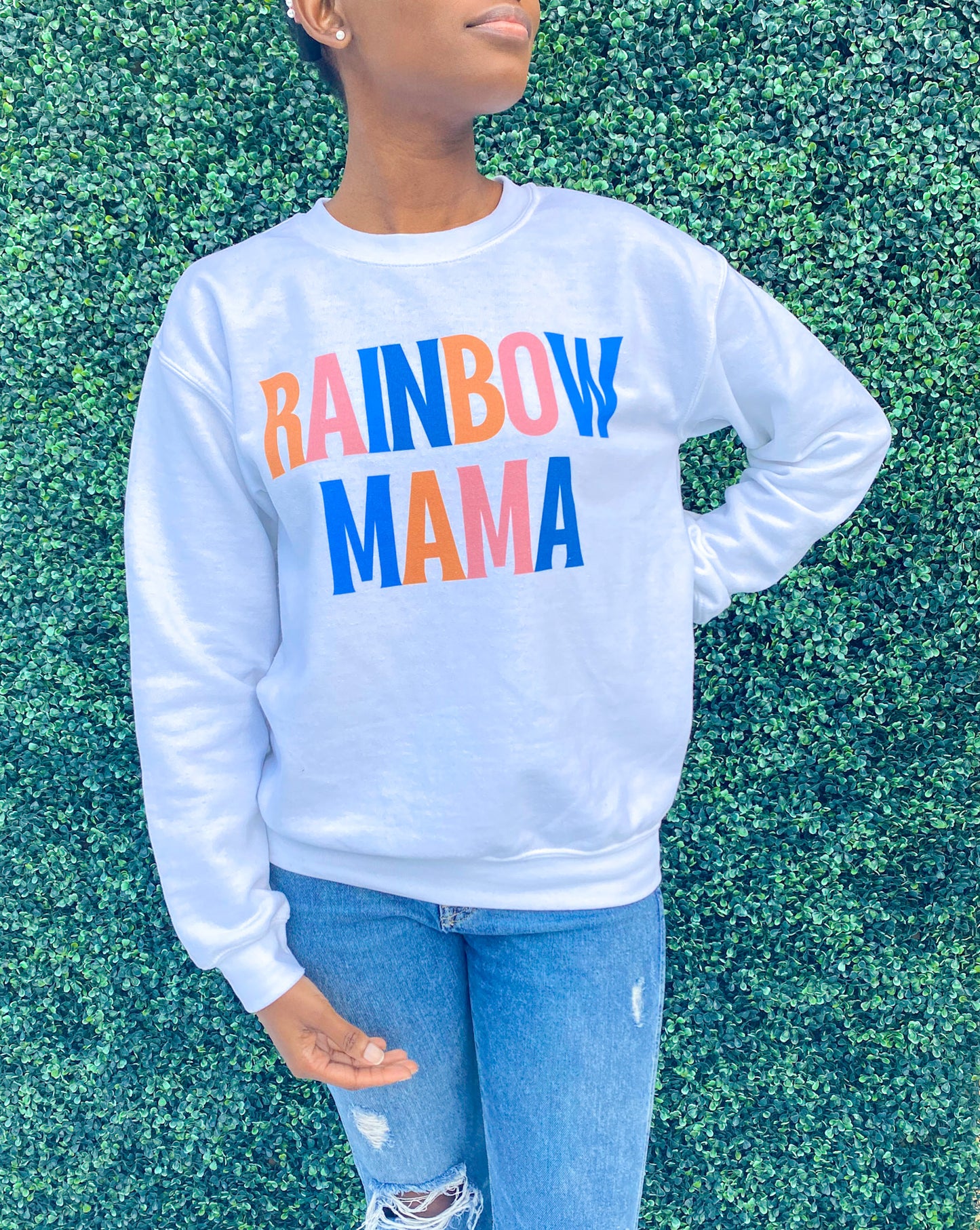 Rainbow Mama Adult Sweatshirt