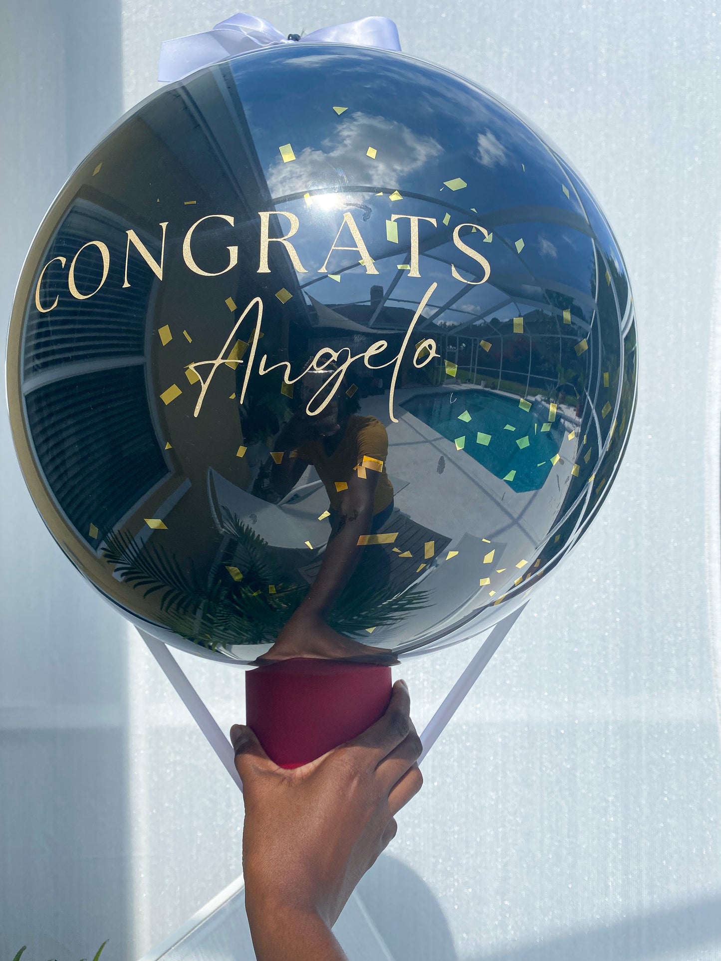 Customized Congrats Grad Money Balloon