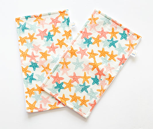 Starfish Burp Cloth