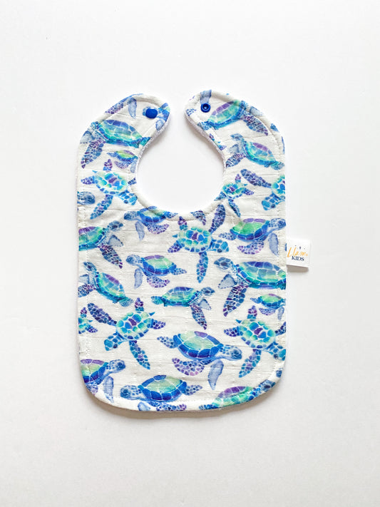 Turtle Time Bib